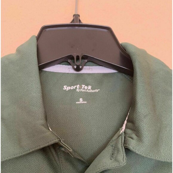 USS Topeka SN-754 Shirt Submarine US Navy Sport Tek Size Small Green - Picture 3 of 5